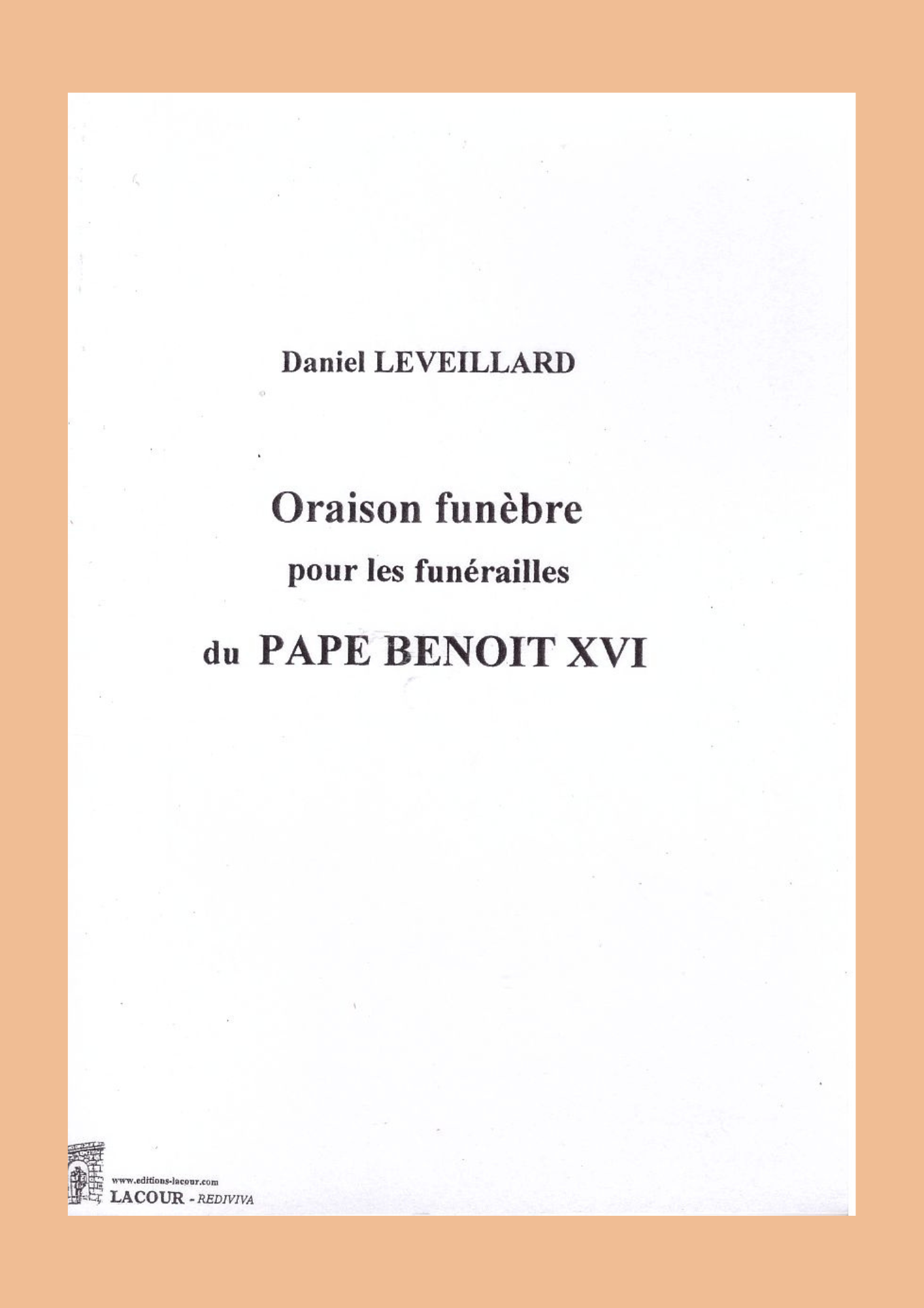 Oraison funèbre pour les funérailles du Pape Benoit XVI