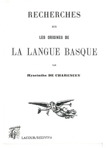 achat-livre-recherches_sur_les_origines_de_la_langue_basque-hyacinthe_de_charencey-pays-basque-lacour-oll-reprint