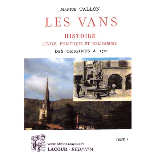 livre_histoire_des_vans_tome_1_ardche_marius_tallon_ditions_lacour-oll