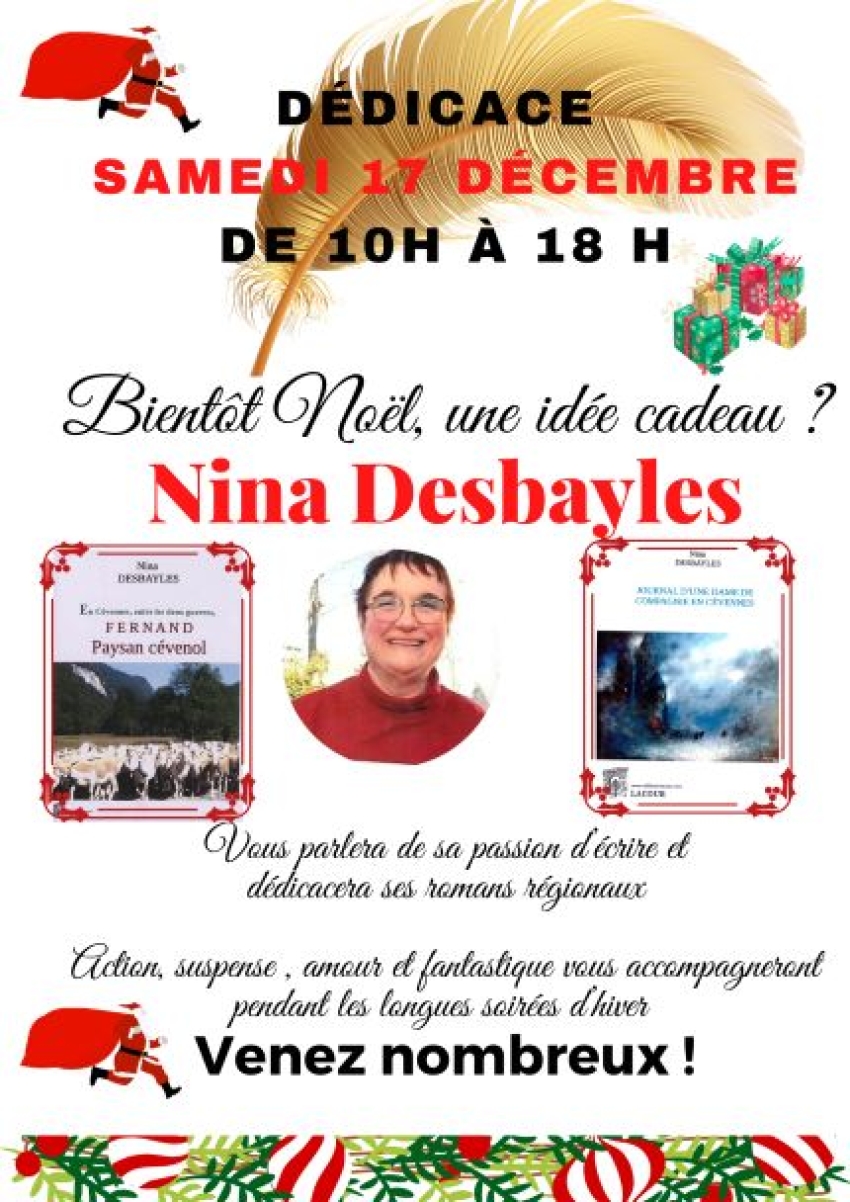 Signature Mercredi 22 Décembre: Nina Desbayles